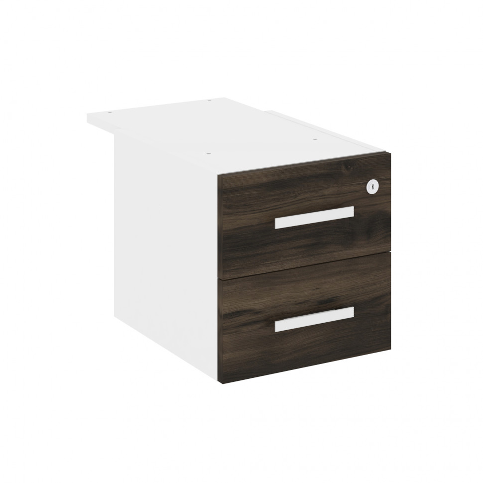 Concept Тумба с 2 ящ. CN.PT-004 W Дуб Мали/Белый Бриллиант 347*573*352 Concept Тумба с 2 ящ. CN.PT-004 W Дуб Мали/Белый Бриллиант 347*573*352