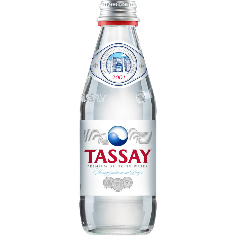 Вода питьевая Вода TASSAY негазированная стекло 0,25л