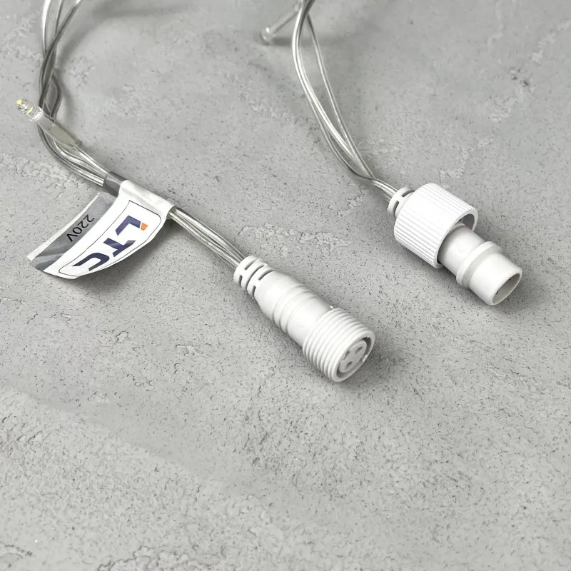 Гирлянда светодиодная Нить 10м Т-Бел. с Мерцанием Белого Диода 220В,100 LED