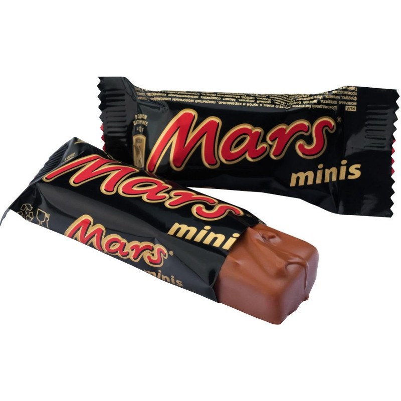 Шоколадный батончик Mars Minis, короб, 2,7кг