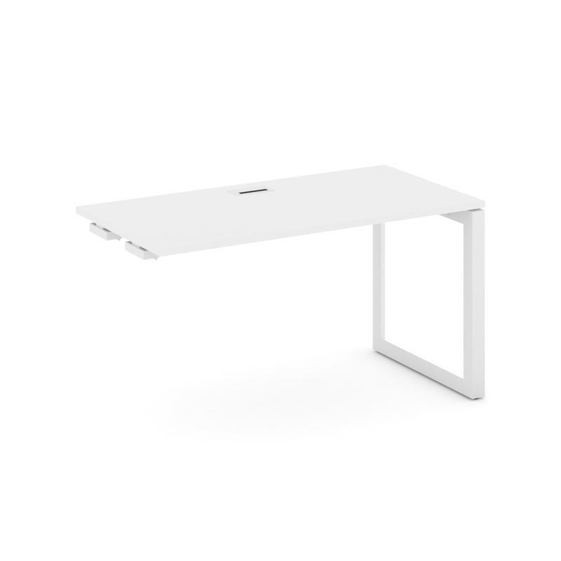 Style Project Стол-приставка к опор. элем. SN-59O.OPRS-011 Белый/Металл Белый/Белый Заглушка 980*700