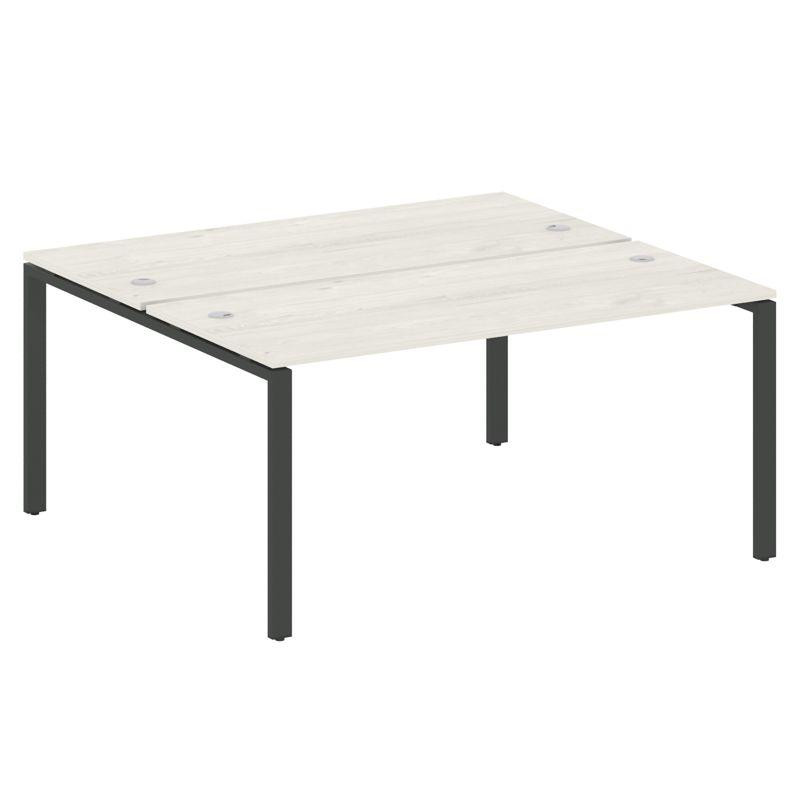 Metal System Рабочая станция на П-образном м/к БП.РАС-СП-2.4 Дуб Наварра/Металл Антрацит 1600*1475*7 Metal System Рабочая станция на П-образном м/к БП.РАС-СП-2.4 Дуб Наварра/Металл Антрацит 1600*1475*7