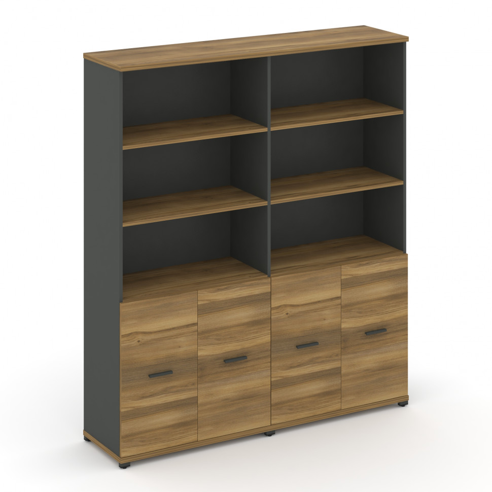 Concept Шкаф 2 широкие секции, 5 ниш CN.STS-521 A Сандал Янтарный/Антрацит/Металл Антрацит 1668*420* Concept Шкаф 2 широкие секции, 5 ниш CN.STS-521 A Сандал Янтарный/Антрацит/Металл Антрацит 1668*420*