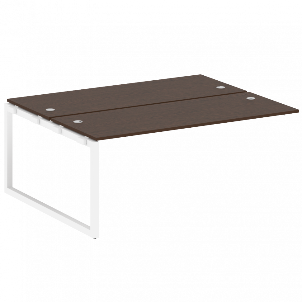 Metal System Quattro Проходной элемент рабочей станции на О-образном м/к 50БО.ПРС-СП-2.5 Венге Цаво/ Metal System Quattro Проходной элемент рабочей станции на О-образном м/к 50БО.ПРС-СП-2.5 Венге Цаво/