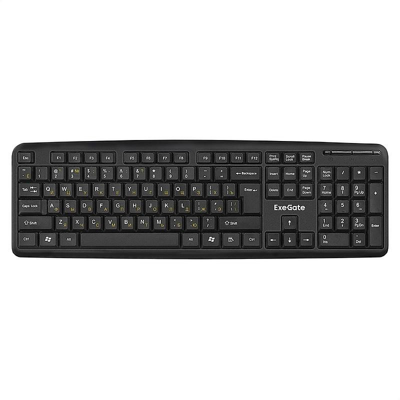 Клавиатура ExeGate LY-331 USB, 104кл., 1,5м, черная (EX279937RUS) (20шт/уп)