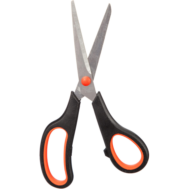 Ножницы Выбор есть 200 мм с пласт. прорезин. ручками, цвет крс/черн