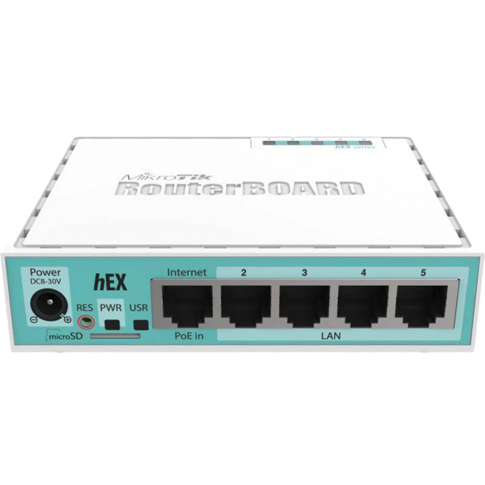 Маршрутизатор MikroTik hEX RB750Gr3 5x1Gb USB, PoE