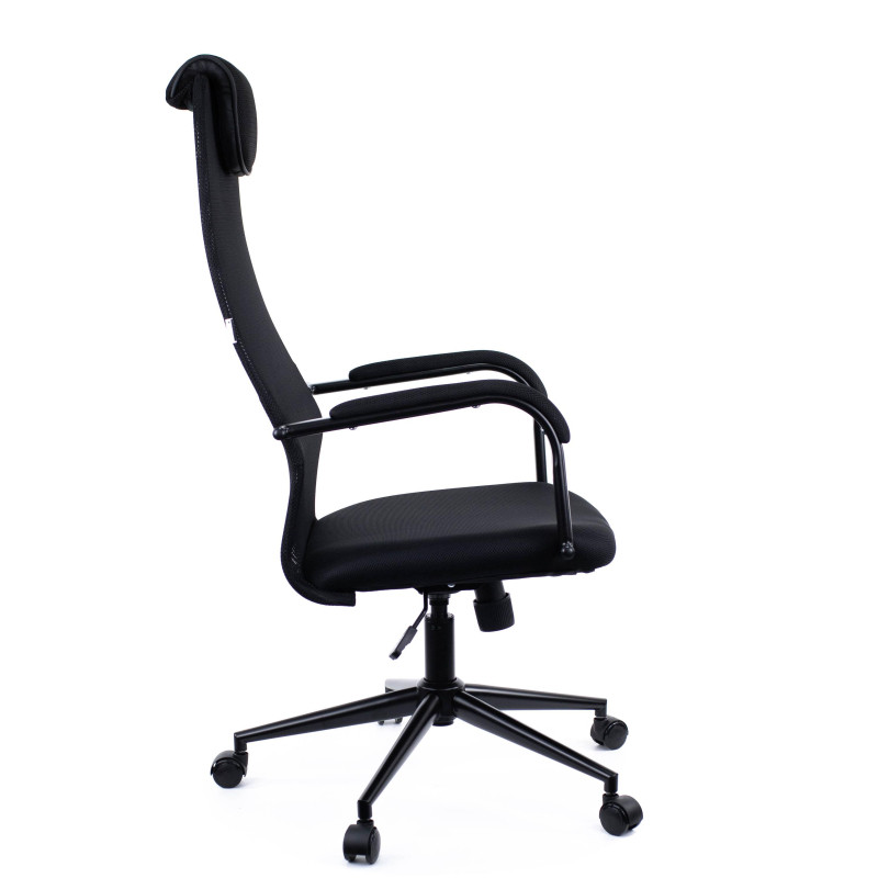 Кресло 0MX_EV_Everprof EP-705 сетка/ткань черный, металл