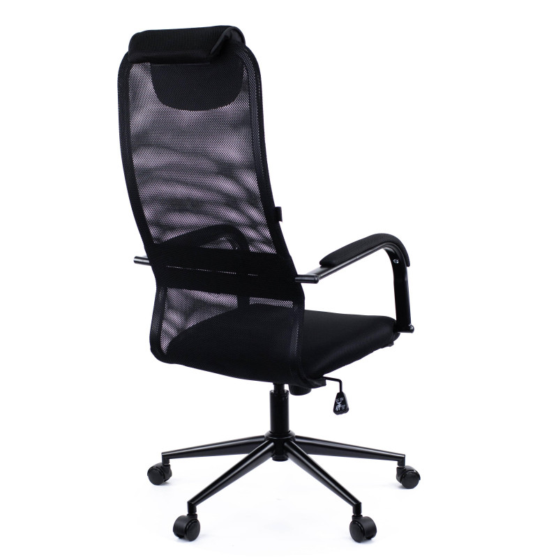 Кресло 0MX_EV_Everprof EP-705 сетка/ткань черный, металл