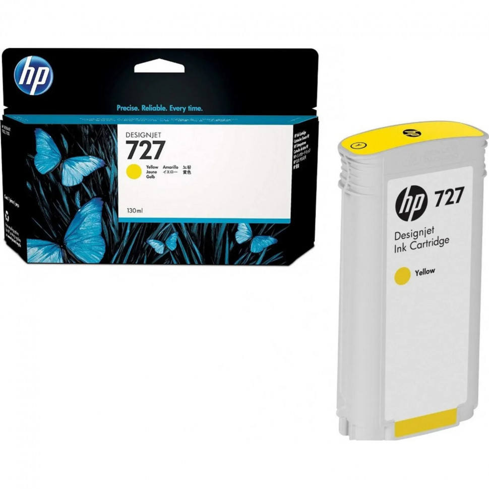 Картридж струйный HP 727 B3P21A жел. для Т920/Т1500 Картридж струйный HP 727 B3P21A жел. для Т920/Т1500
