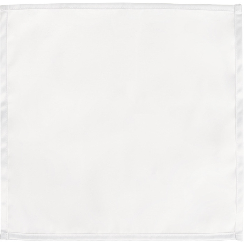 Салфетка Luscan 35х35см (88%ПЭ, 12%хлопок) рис.2, белый, 5 шт/уп