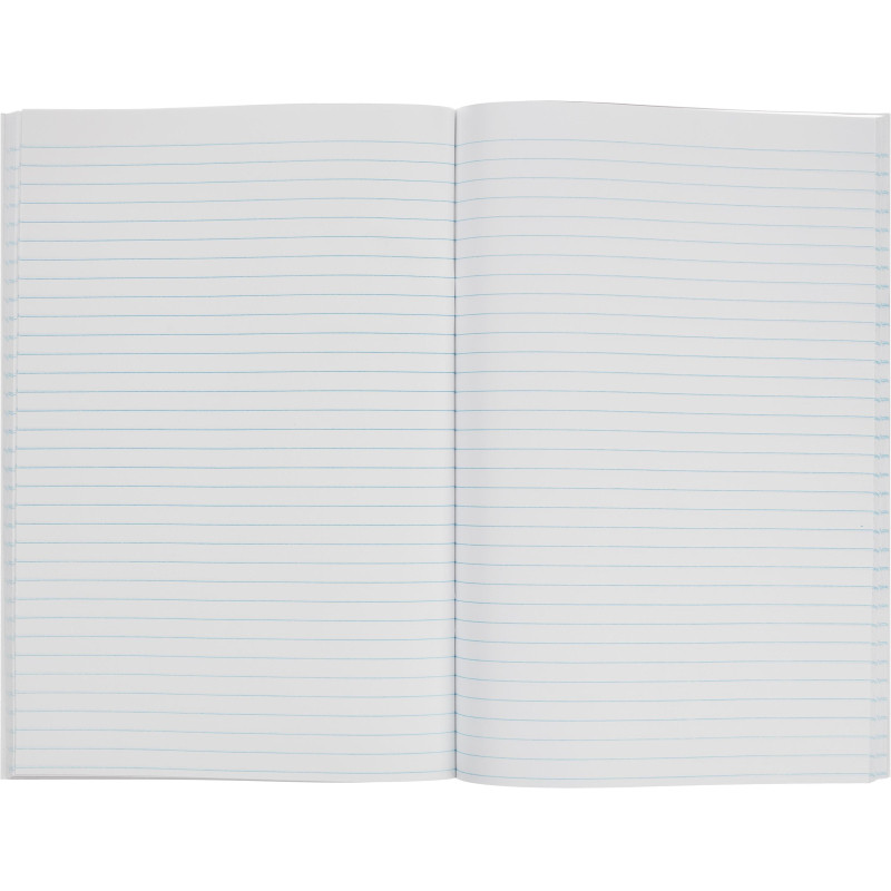 Тетрадь общая Attache 96л,лин,А4,скреп,обл.бумвин,цвет синий