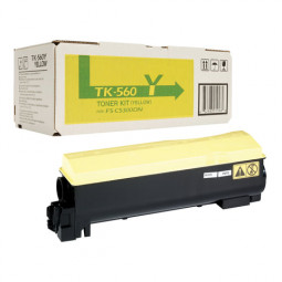 Тонер-картридж KYOCERA (TK-560Y) FS-C5300DN/5350DN, желтый, оригинальный, ресурс 10000 страниц