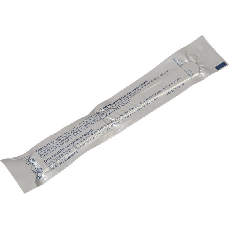 Скальпель стер, лезв.из в/угл.ст. р-18 CERTUS 10шт/уп