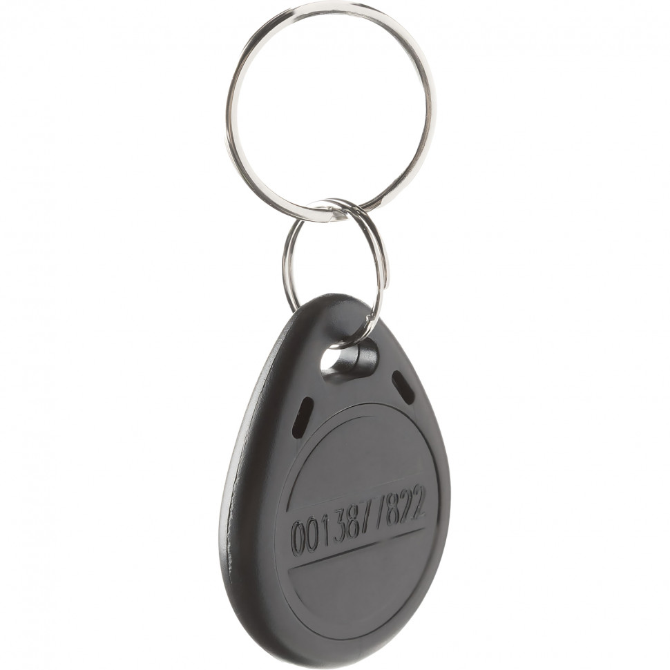 Брелок бесконтактный Bigtech EM-Marine чтение, с номером черный (100шт/уп)