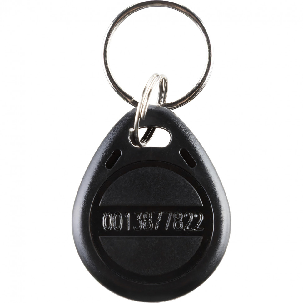 Брелок бесконтактный Bigtech EM-Marine чтение, с номером черный (100шт/уп)