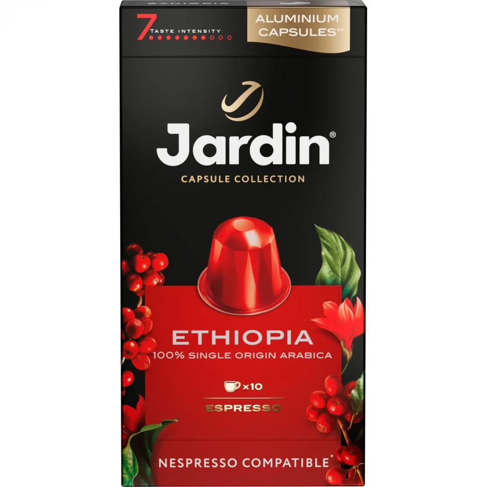 Кофе в капсулах молотый Jardin Эфиопия, 5гx10кап Кофе в капсулах молотый Jardin Эфиопия, 5гx10кап
