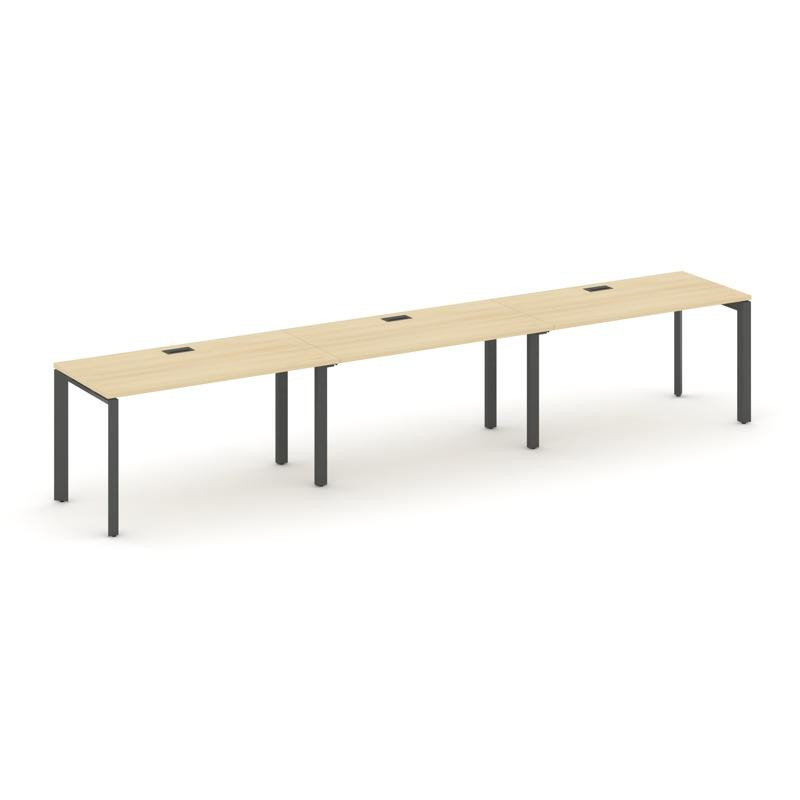 Style Project Рабочая станция односторонняя SN-59P.ORS-054 Акация Лорка/Металл Антрацит/Черный Заглу