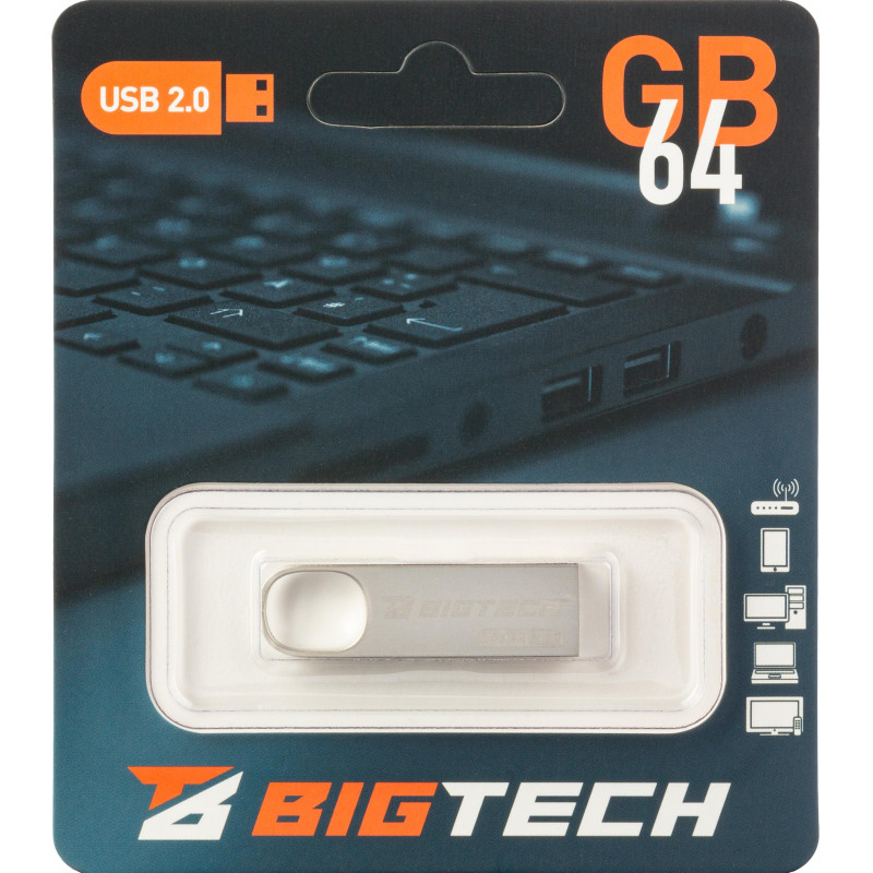 Флеш-память BigTech UFD008, USB2.0, 64GB Флеш-память BigTech UFD008, USB2.0, 64GB