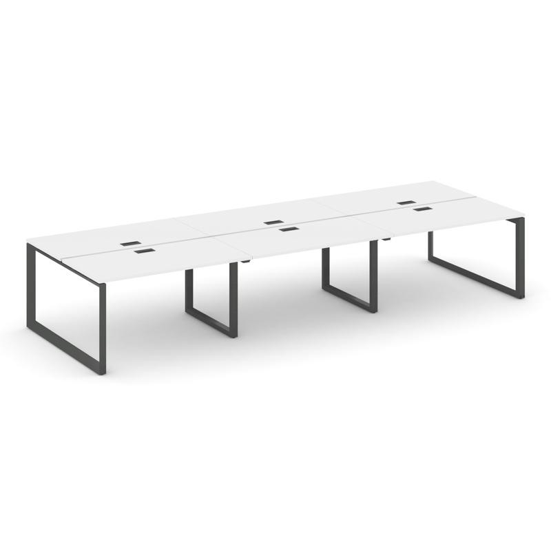 Style Project Рабочая станция двухсторонняя SN-59O.DRS-082 Белый/Металл Антрацит/Черный Заглушка 354