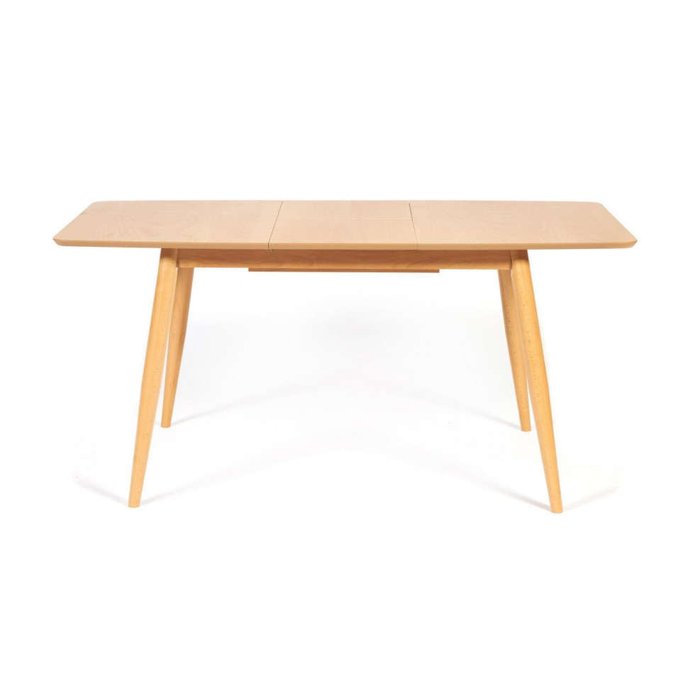 Стол раскладной Pavillion/Павильон МДФ/бук, 80х120+40х75см, натуральный