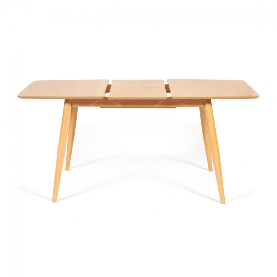 Стол раскладной Pavillion/Павильон МДФ/бук, 80х120+40х75см, натуральный