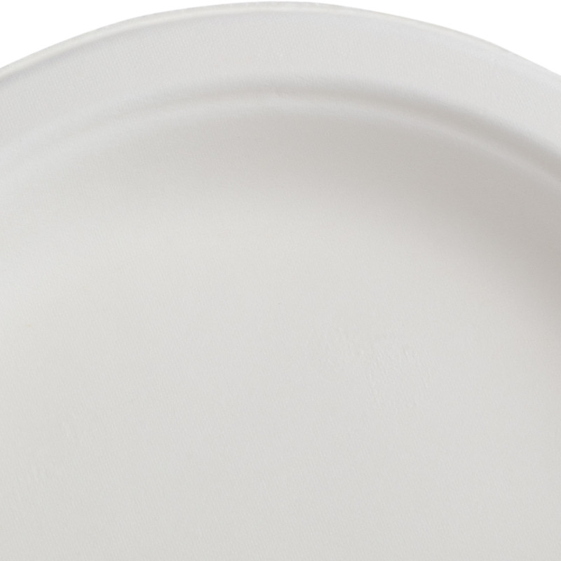 Тарелка одноразовая биоразлагаемая D=180 мм, 50шт/уп (138657)