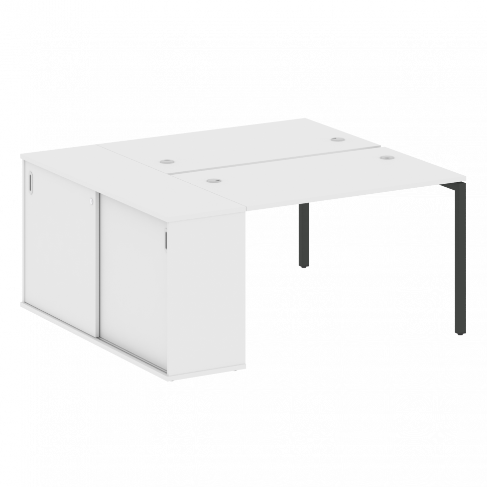 Metal System Quattro Рабочая станция с шкафом-купе на П-образном м/к 40БП.РС-СШК-1.2 Т Белый/Металл Metal System Quattro Рабочая станция с шкафом-купе на П-образном м/к 40БП.РС-СШК-1.2 Т Белый/Металл