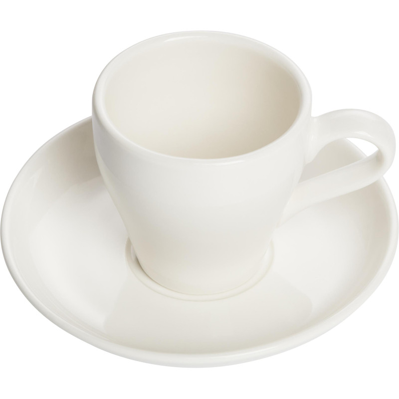 Чайная пара Kaylas, 170мл фарфор, белая 6шт/уп