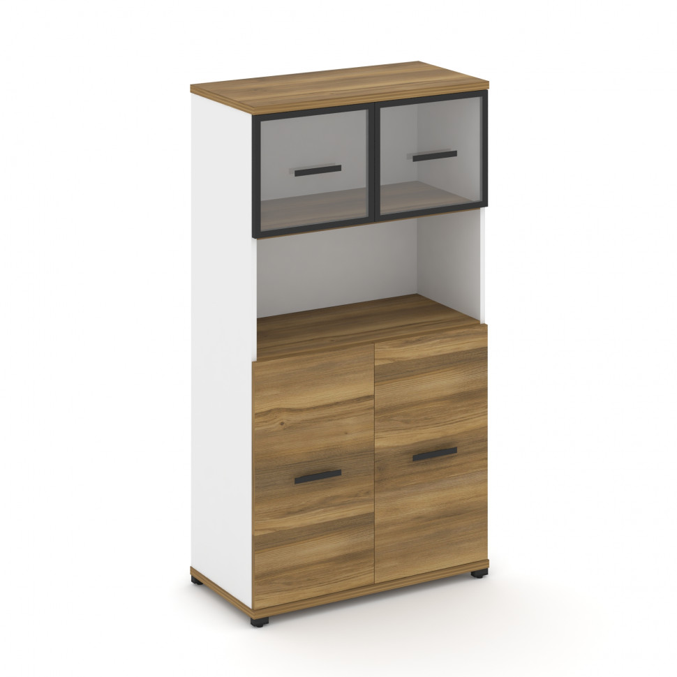 Concept Шкаф 1 широкая секция, 4 ниши CN.STS-415 RPB B Сандал Янтарный/Белый Бриллиант/Металл Черный Concept Шкаф 1 широкая секция, 4 ниши CN.STS-415 RPB B Сандал Янтарный/Белый Бриллиант/Металл Черный