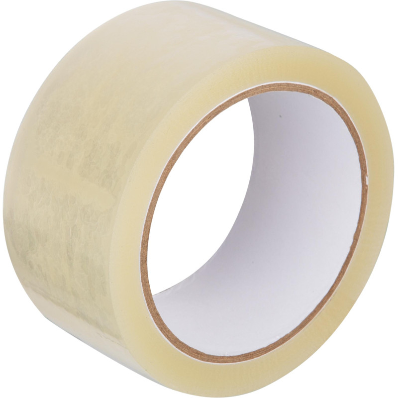 Клейкая лента упаковочная 48мм х 66м 43 мкр прозрачная 6 шт/уп СПб