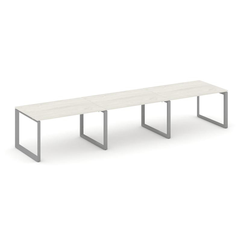 Style Project Стол переговорный SN-59O.SPRG-021.3 Дуб Наварра/Металл Серый 2940*980*750