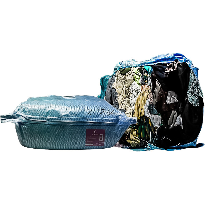 Ветошь трикотаж цветной 60% хб/40% синтетика 10кг_Спб