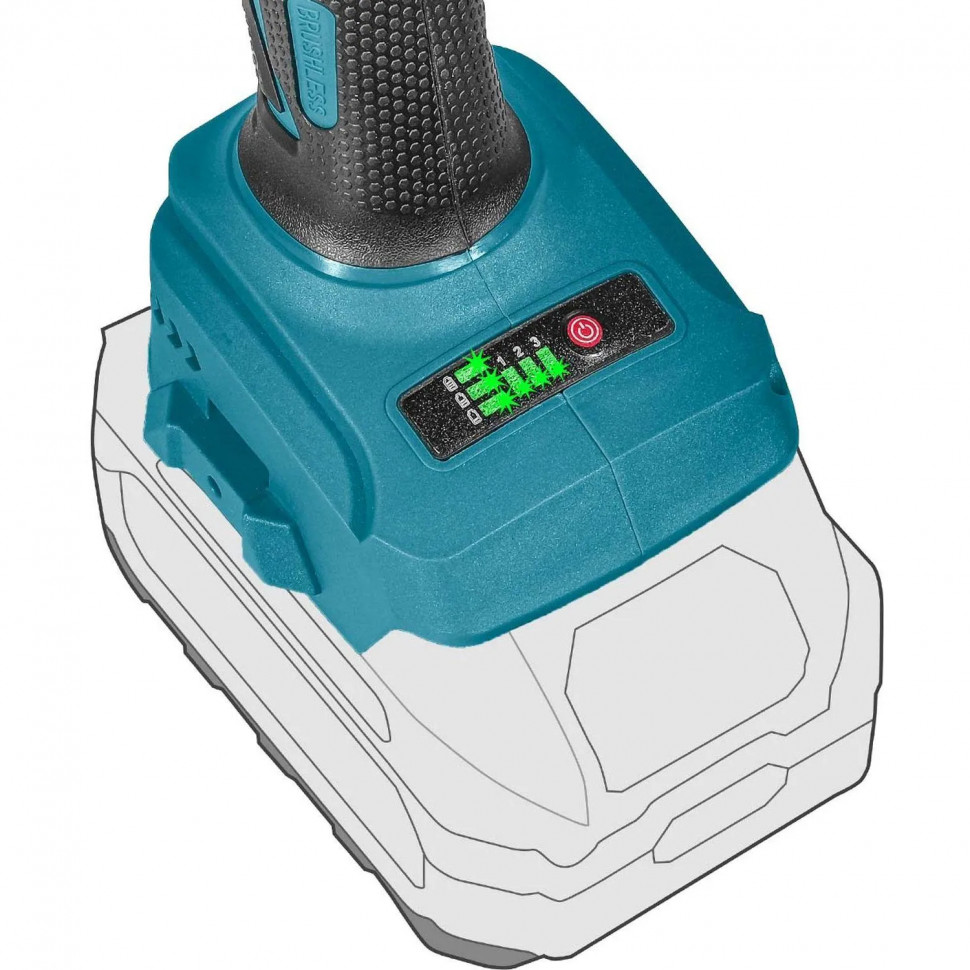 Шлифмашина угловая аккумуляторная BORT BWS-21Li-R (без АКБ и ЗУ) (93413540)