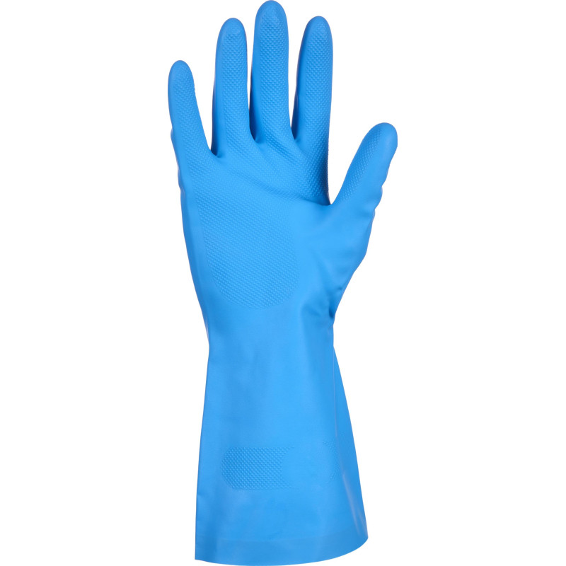 Перчатки КЩС нитриловые TopFort Профхим Нит К80 Щ50 цв.синий размер 11