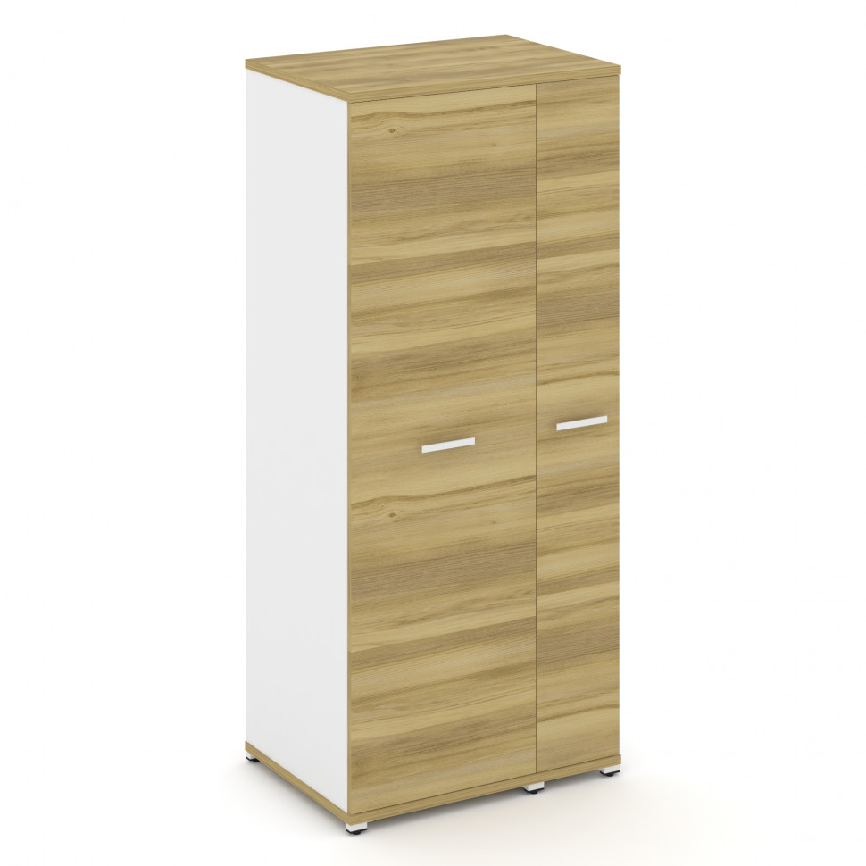 Concept Гардероб широкий глубокий CN.GB-004 W Дуб Винченцо/Белый Бриллиант/Металл Белый 836*600*1922