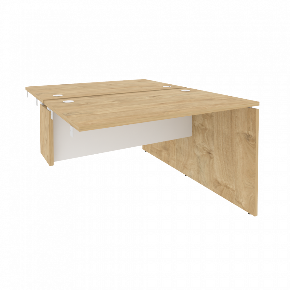 Onix Стол-приставка двойной к опорным элементам O.D.SPR-2.7 Тиквуд Светлый/Белый Бриллиант 1180*1475