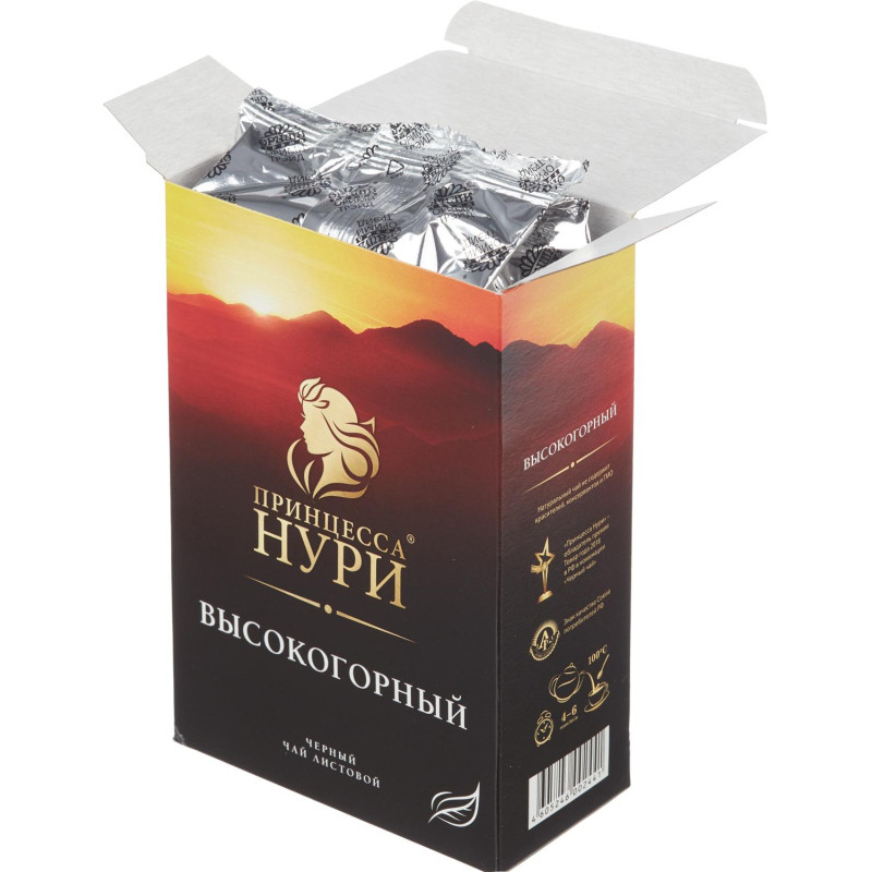 Чай Принцесса НУРИ Высокогорный 100г.чай лист.черн.,420995