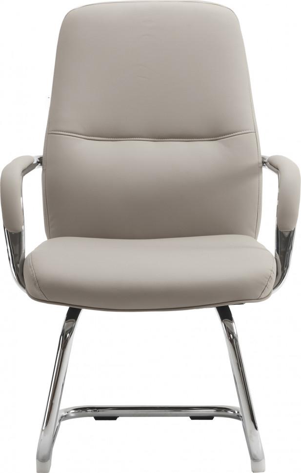 Кресло для посетителей Everprof Vesta (Веста) CF Экокожа Бежевый