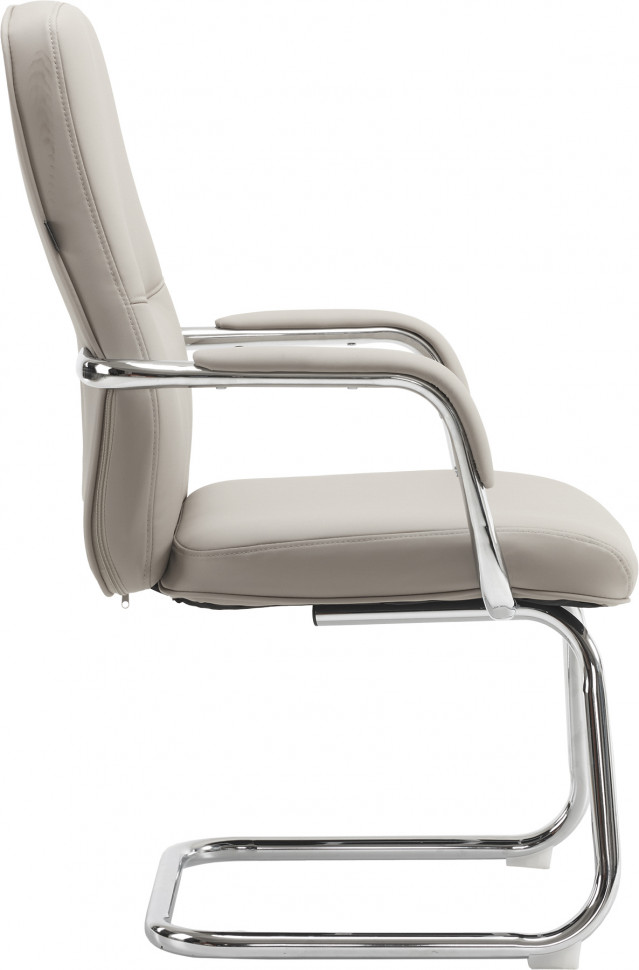 Кресло для посетителей Everprof Vesta (Веста) CF Экокожа Бежевый