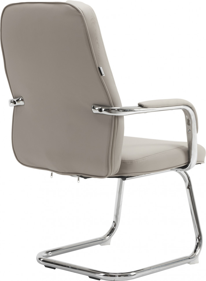 Кресло для посетителей Everprof Vesta (Веста) CF Экокожа Бежевый