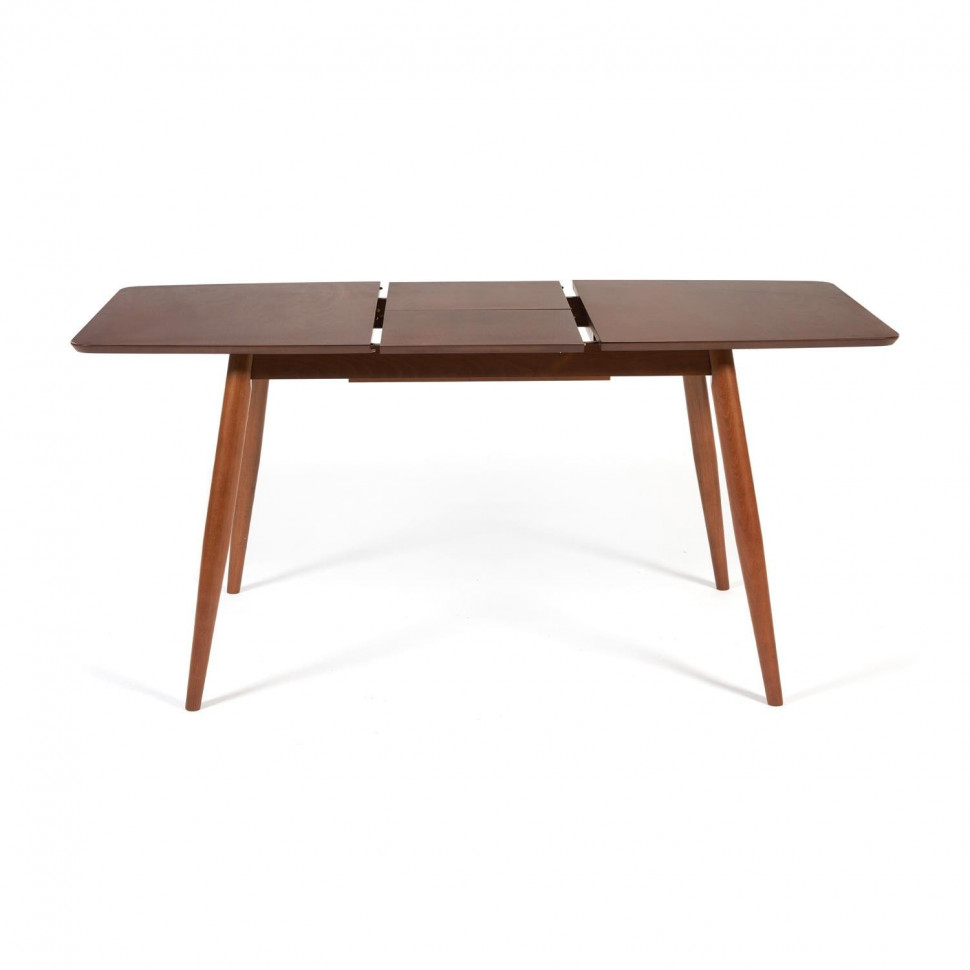 Стол раскладной Pavillion (Павильон) основание бук, столешница мдф, 80x120+40x75см, Коричневый