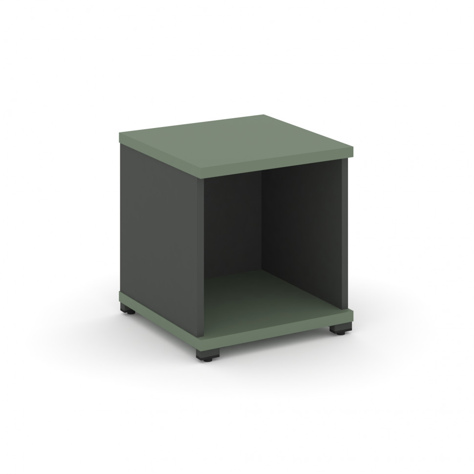 Concept Стеллаж 1 узкая секция, 1 ниша CN.STU-110 Кобо/Антрацит/Металл Антрацит 420*420*450