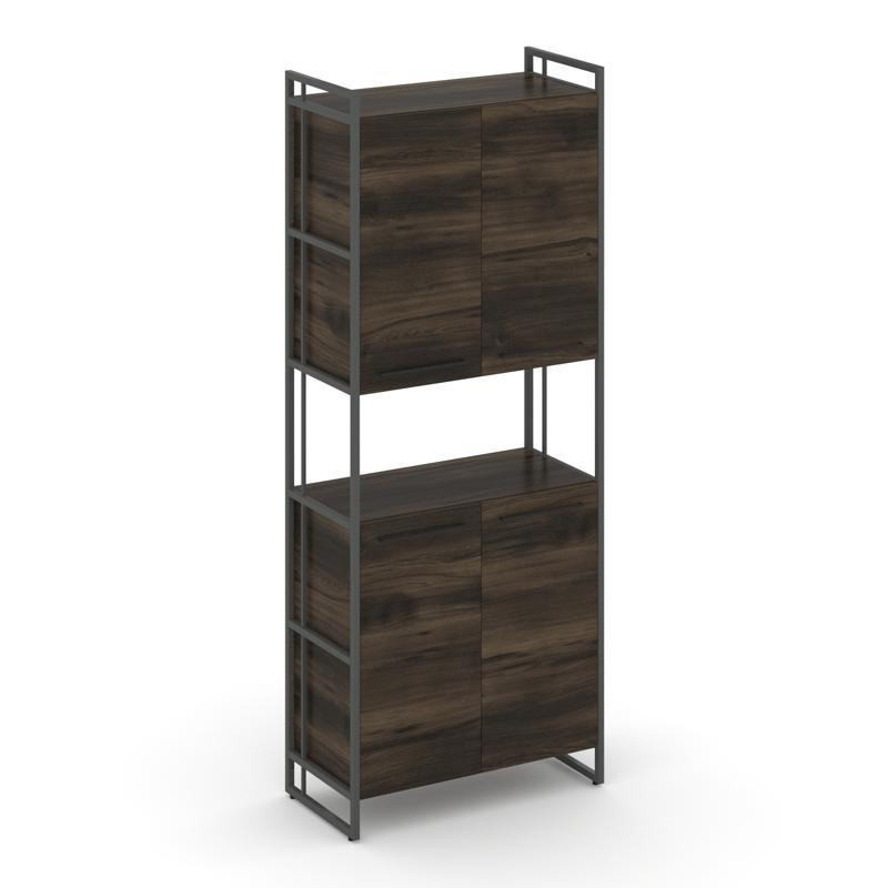 Rift Шкаф 5 ниш широкий RF.SS-52 Дуб Мали/Металл Антрацит/Черный Ручки 798*396*2010