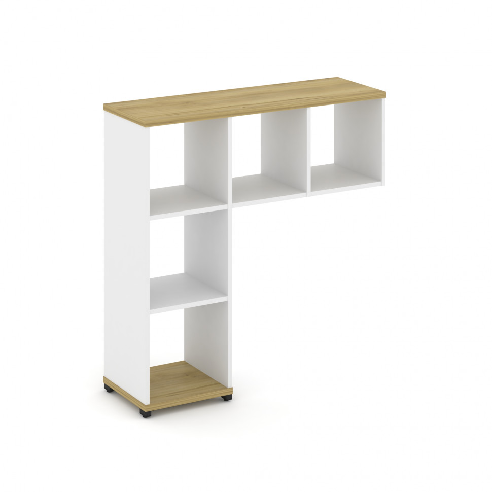 Concept Надставка низкая CN.NN-001 Дуб Винченцо/Белый Бриллиант/Металл Черный 1099*365*1130