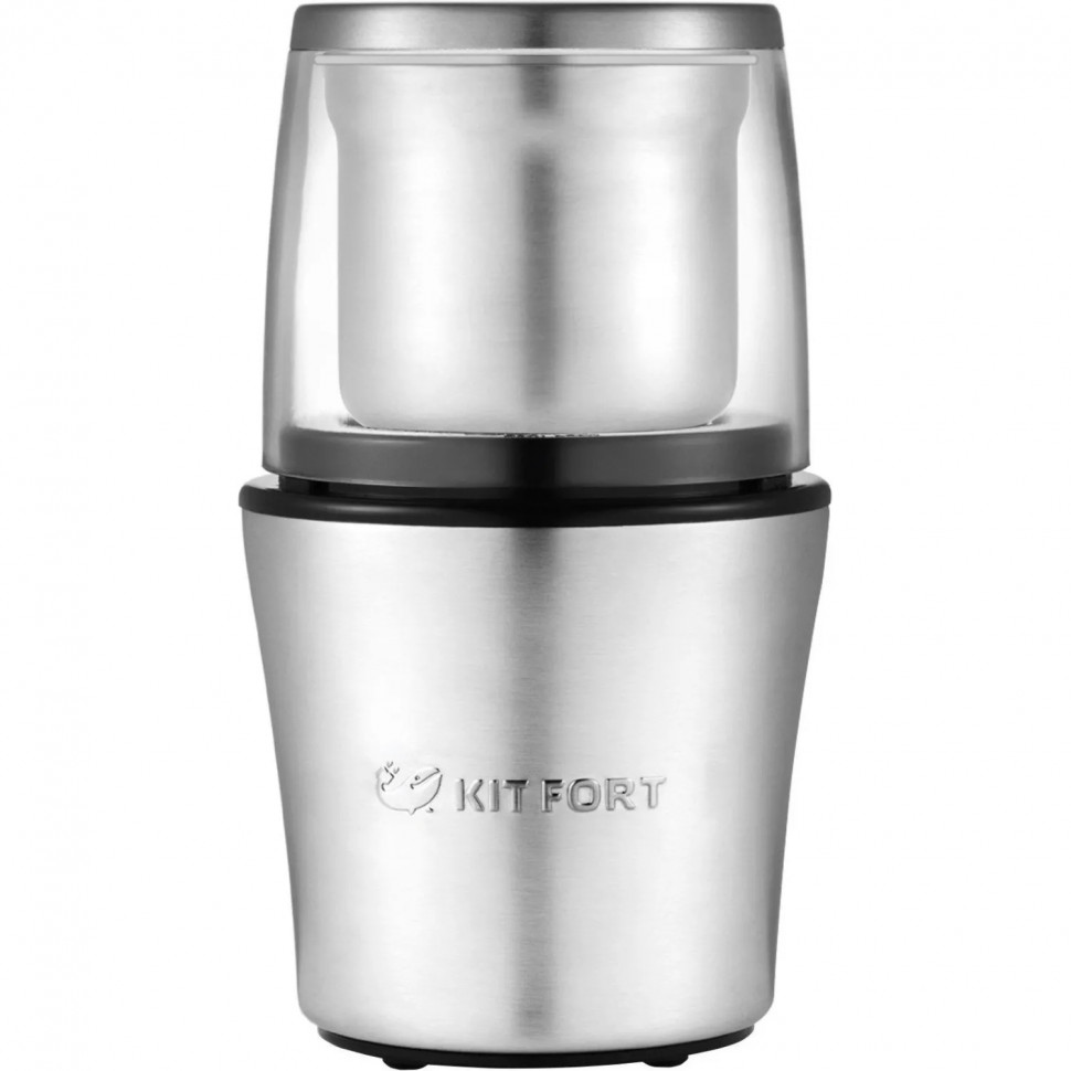 Кофемолка Kitfort КТ-1329, 200 Вт, сталь,Спб лок асс Кофемолка Kitfort КТ-1329, 200 Вт, сталь,Спб лок асс