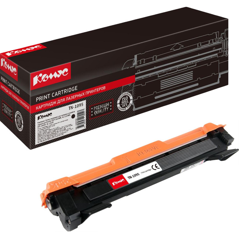 Тонер-картридж Комус TN-1095 чер. для Brother HL-1202R/DCP-1602R Тонер-картридж Комус TN-1095 чер. для Brother HL-1202R/DCP-1602R