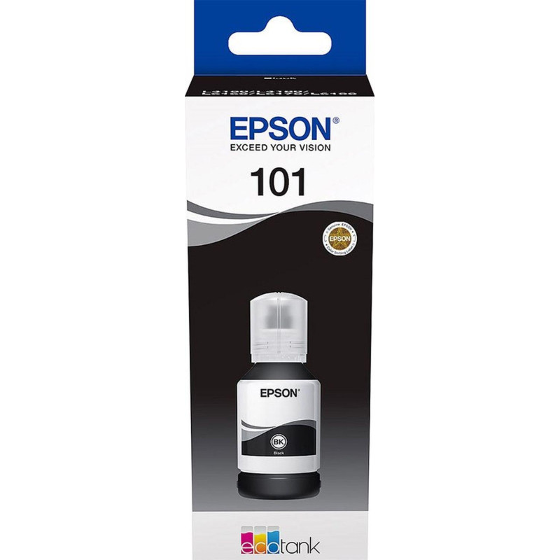 Чернила Epson 101 C13T03V14A чер. для EcoTank L6160/6170 Чернила Epson 101 C13T03V14A чер. для EcoTank L6160/6170