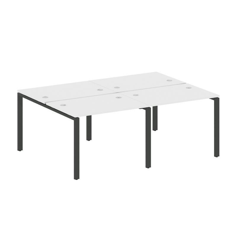 Metal System Рабочая станция на 4 места на П-образном м/к БП.СМ-4.1 Белый/Металл Антрацит 2000*1475* Metal System Рабочая станция на 4 места на П-образном м/к БП.СМ-4.1 Белый/Металл Антрацит 2000*1475*