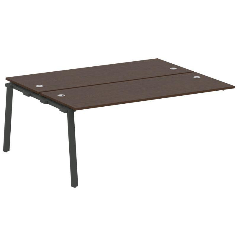 Metal System Проходной элемент рабочей станции на А-образном м/к БА.ПРС-СП-2.5 Венге Цаво/Металл Ант